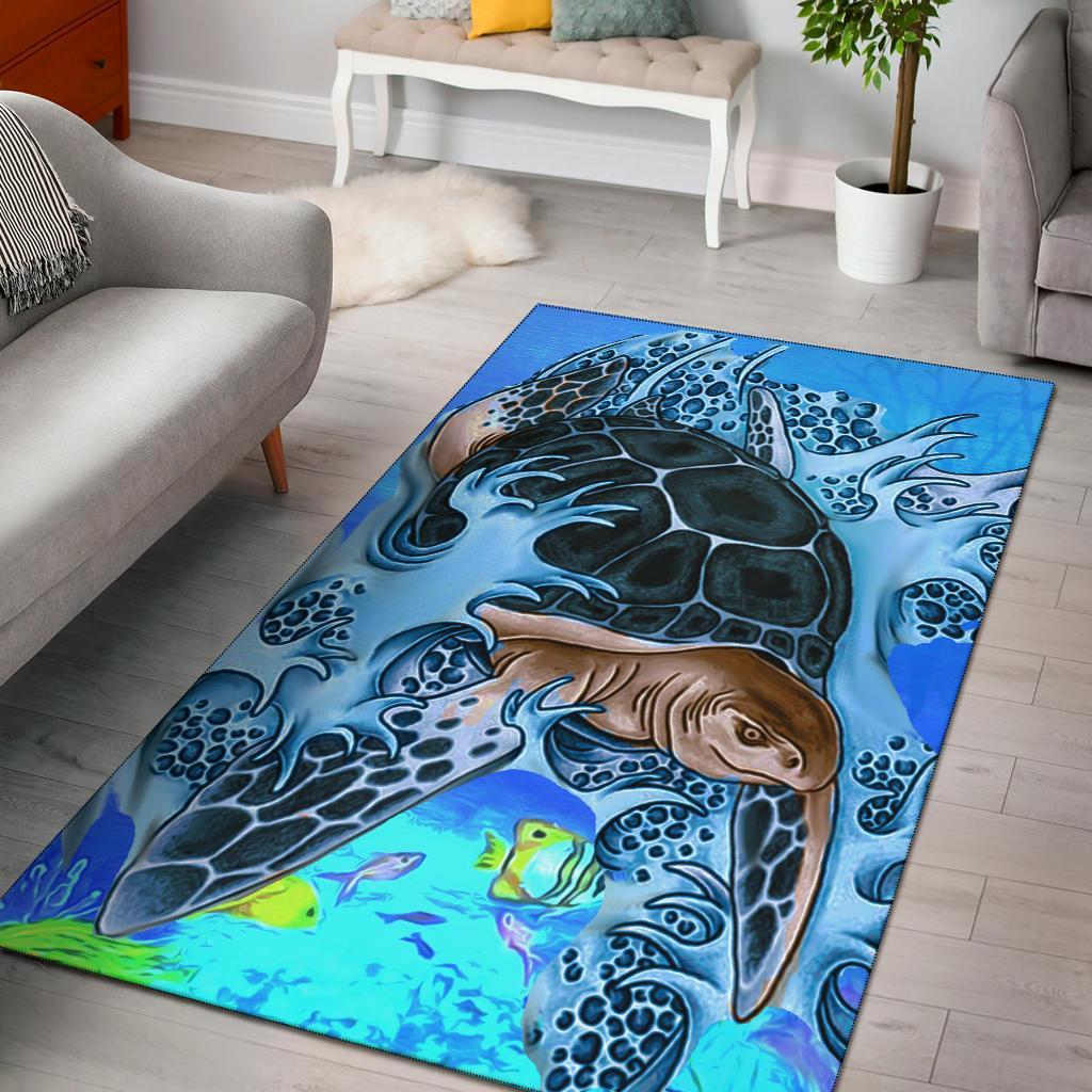 Turtle Cool Area Rug AH