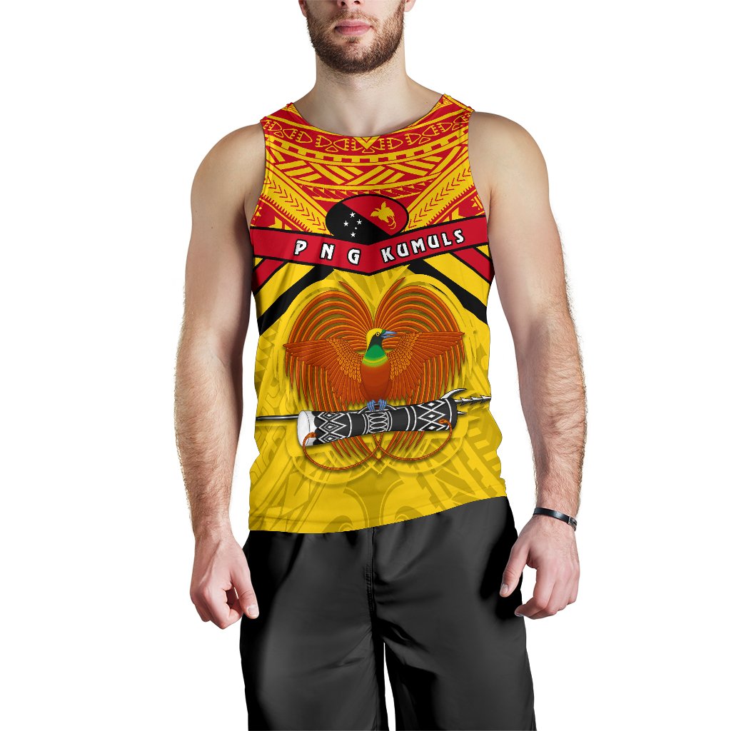 Papua New Guinea Rugby Men Tank Top PNG The Kumuls
