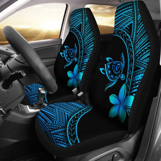 Hawaii Car Seat Covers Hawaii Turtle Plumeria Blue
