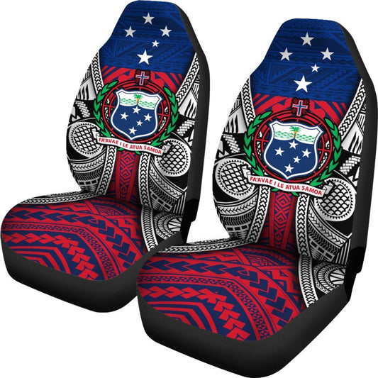 Samoa Car Seat Covers Samoa Flag Coat Of Arms A0