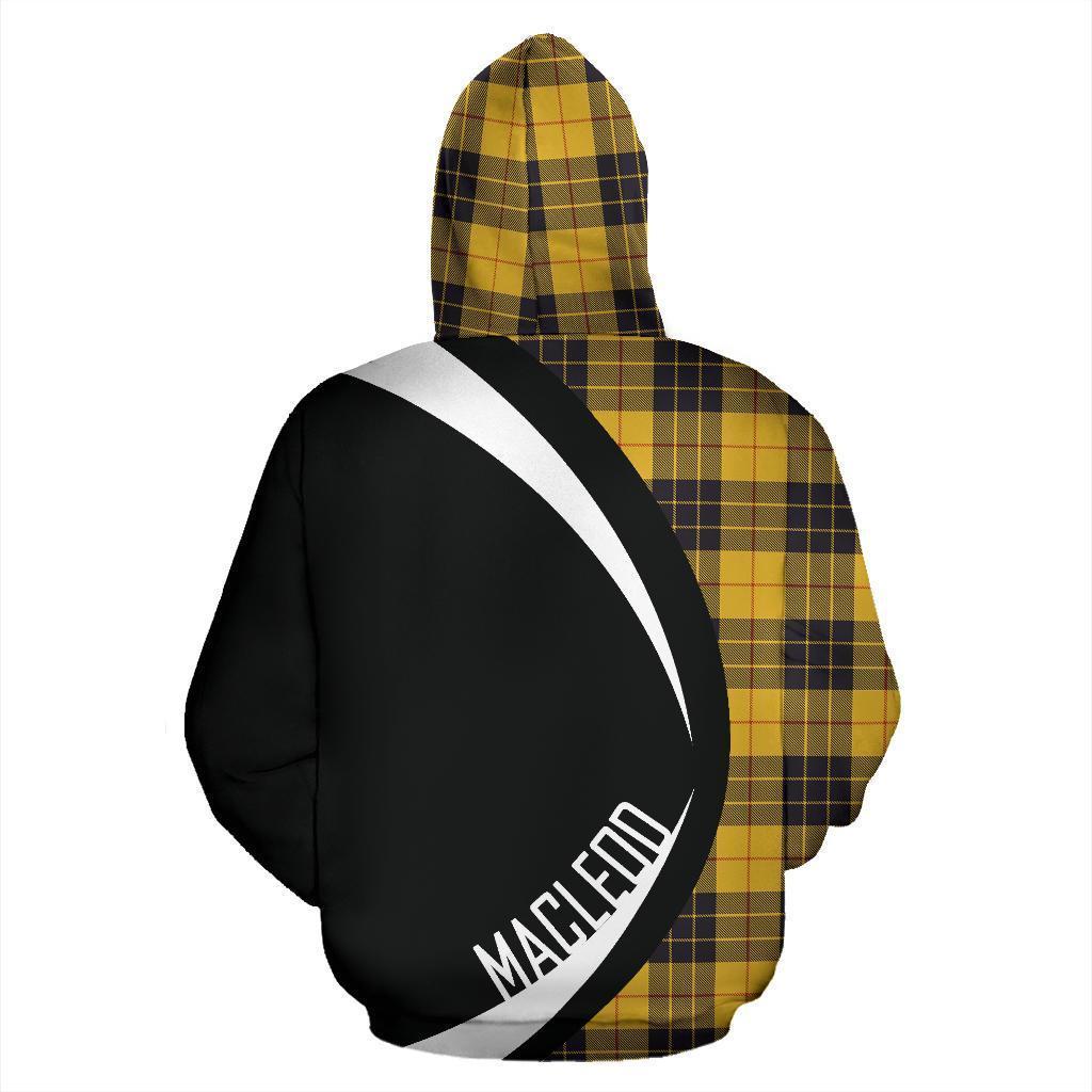 Printivon Macleod Of Lewis Ancient Tartan Crest Hoodie Circle Style