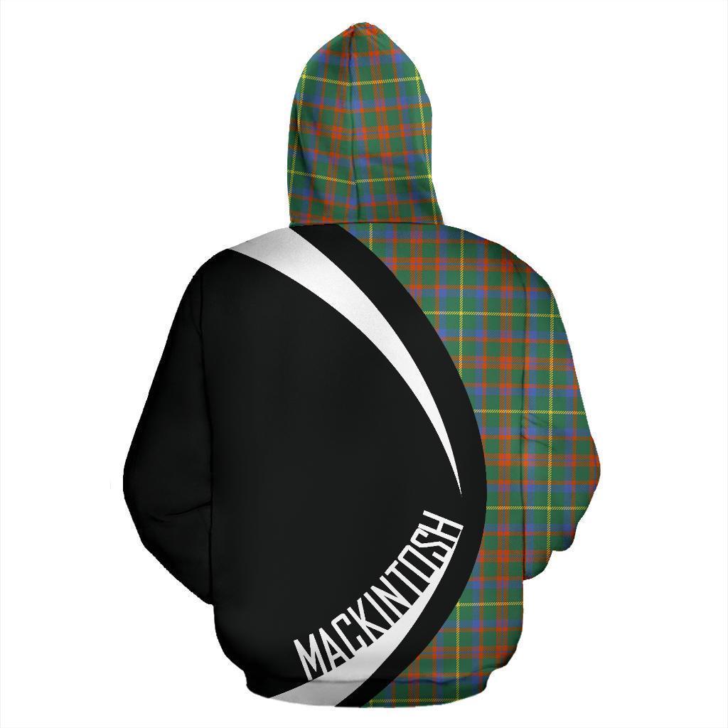 Printivon Mackintosh Hunting Ancient Tartan Crest Hoodie Circle Style