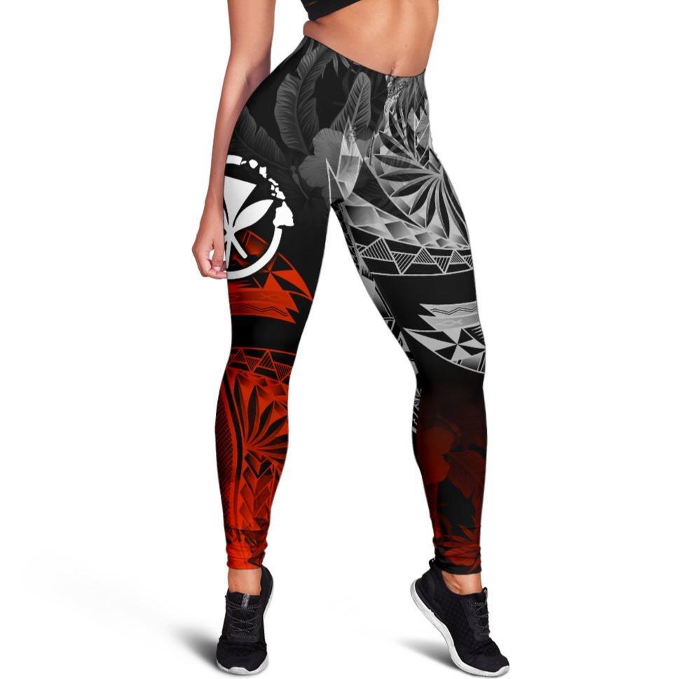 Polynesian Hawaii Kanaka Maoli Women's Leggings - Vintage Polynesian Style