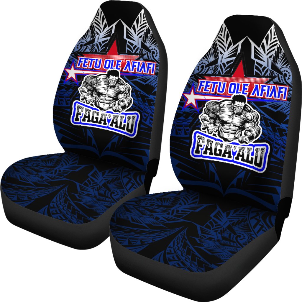 American Samoa Polynesian Car Seat Covers Fetu Ole Afiafi