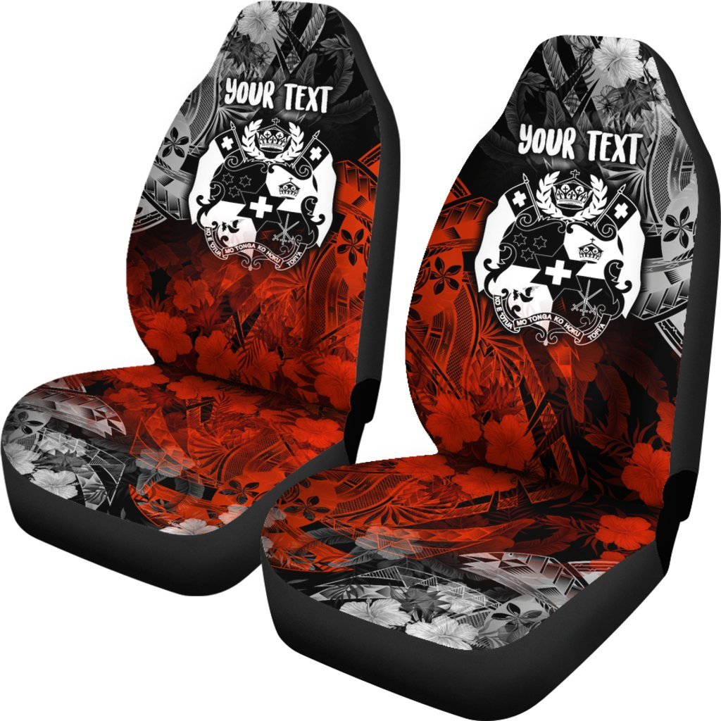 Tonga Polynesian Personalised Car Seat Cover Vintage Polynesian Style