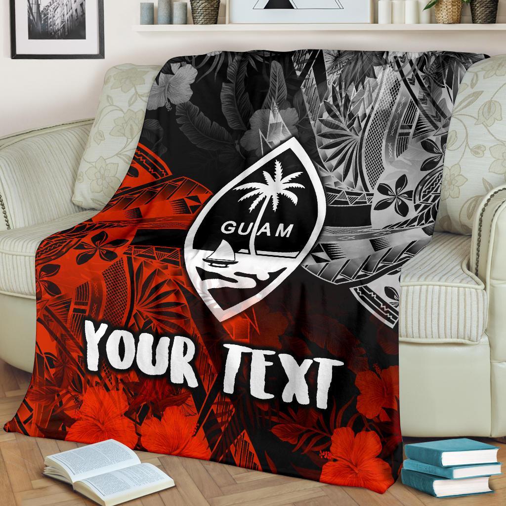 Guam Polynesian Personalised Premium Blanket Vintage Polynesian