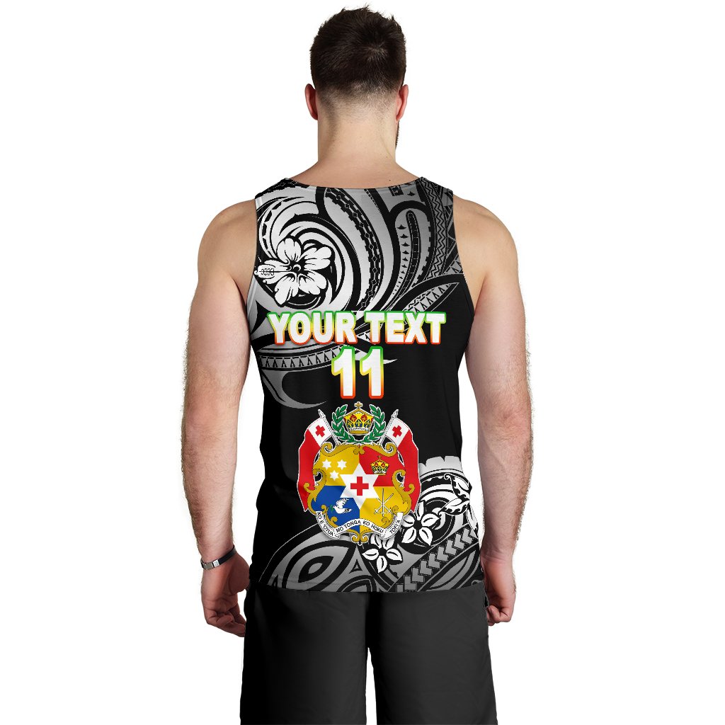 Mate Ma'a Tonga Rugby Men's Tank Top Polynesian Unique Vibes Black
