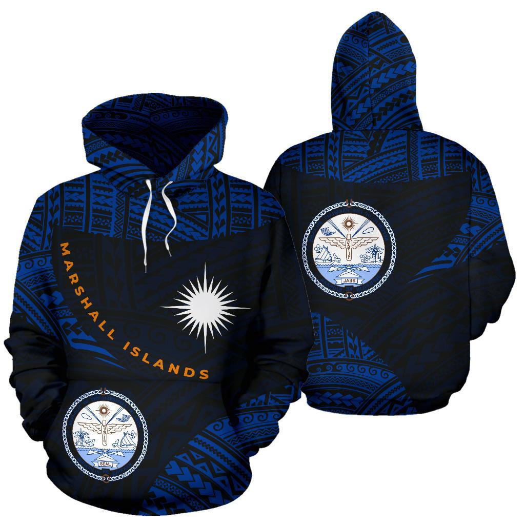 Marshall Islands Hoodie Marshall Islands Flag Seal Endless 02 K5