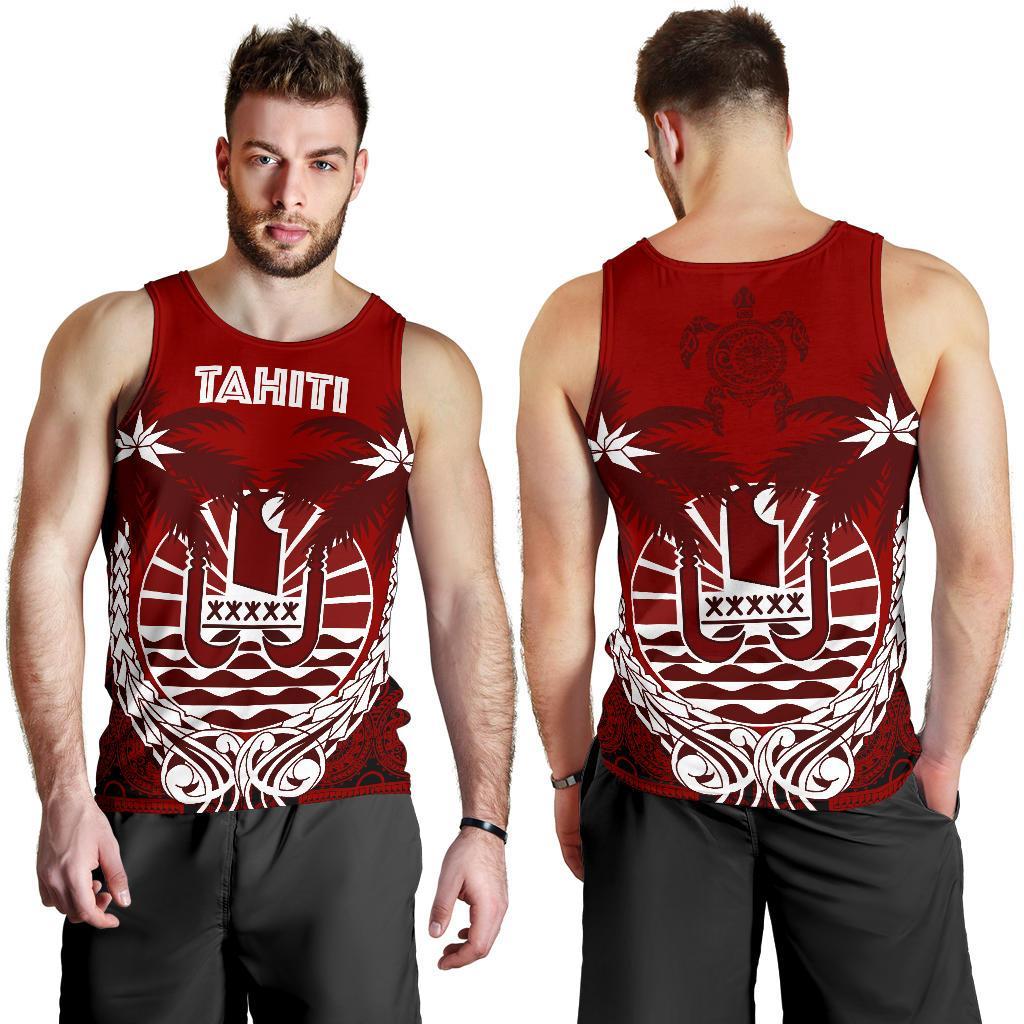 Tahiti Polynesian Coconut Men's Tank Top A02