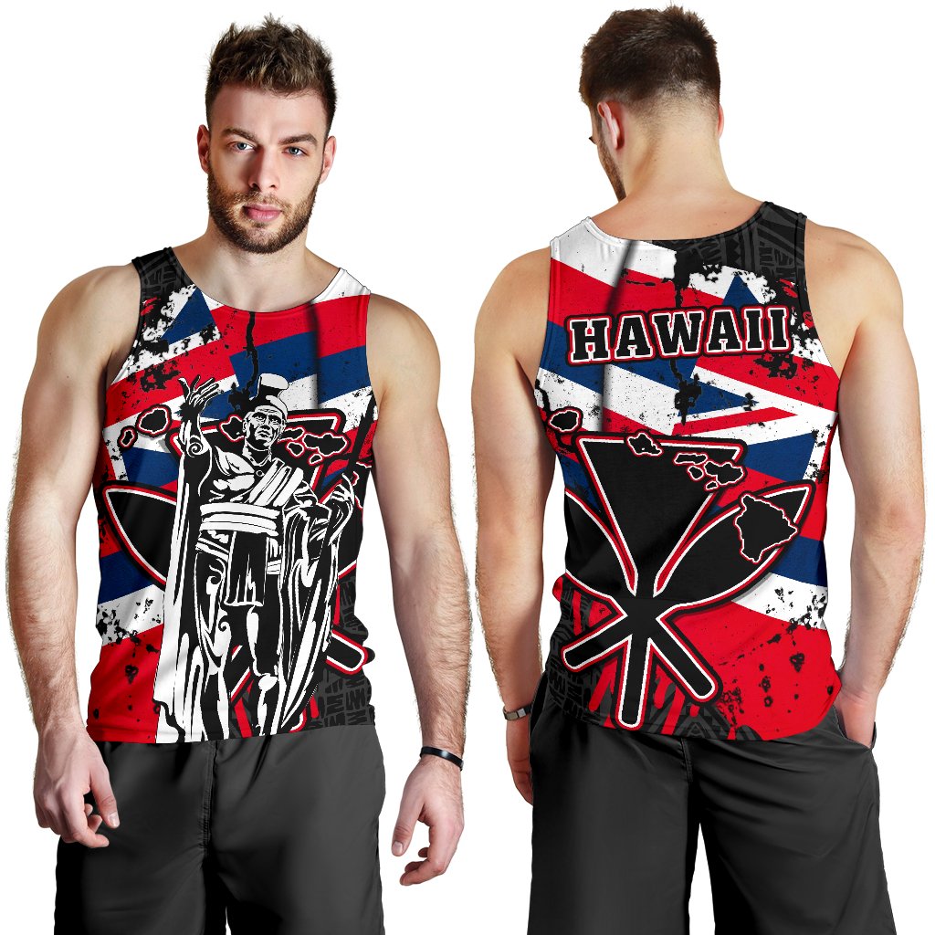 Hawaii Kanaka Maoli King Men's Tank Top My Blood
