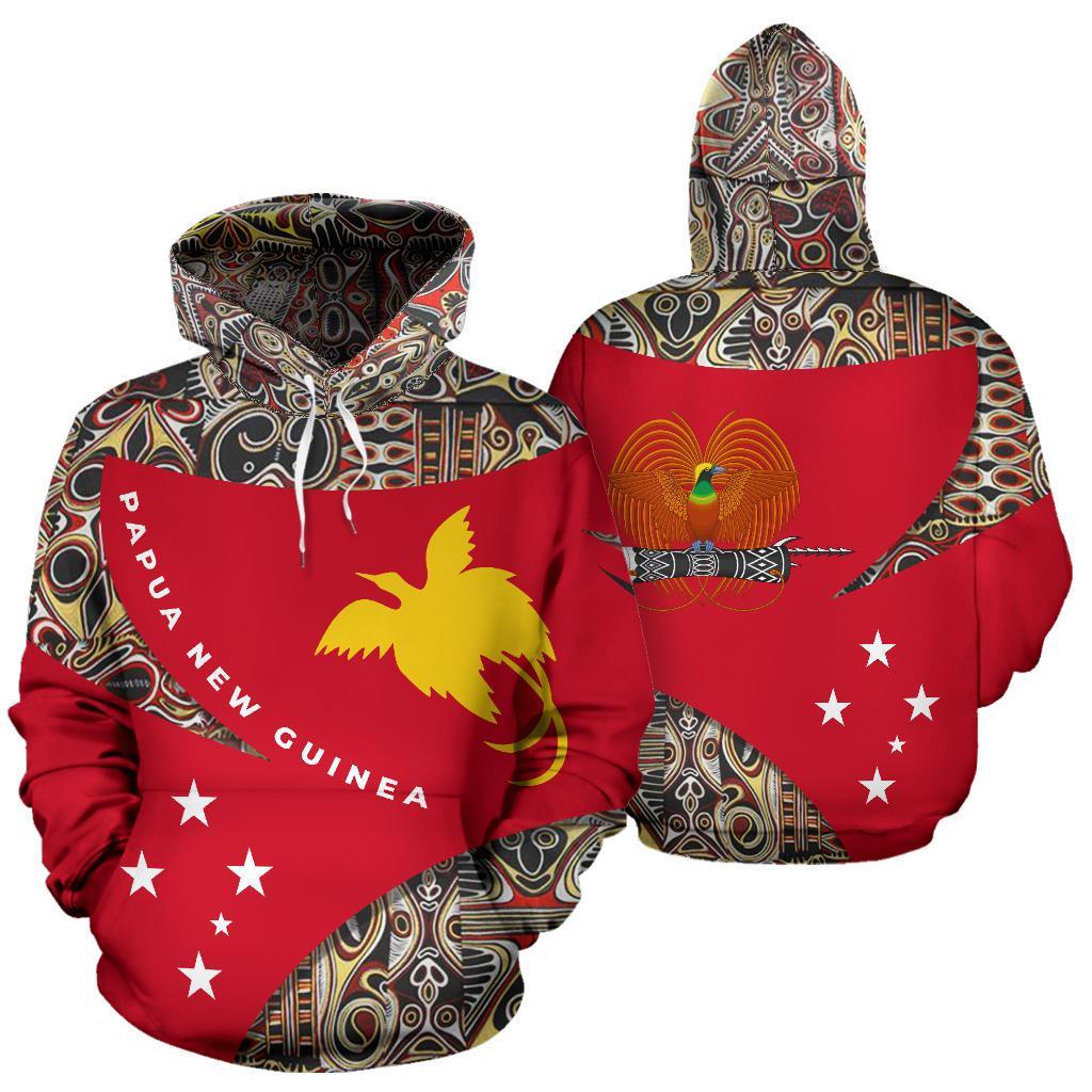 Papua New Guinea Hoodie Papua New Guinea Flag Coat Of Arms Endless Art