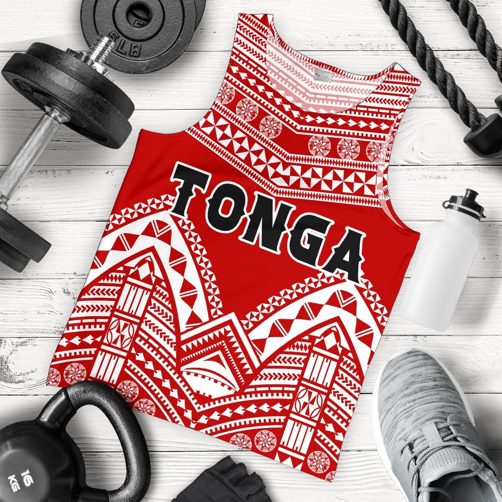 Tonga Polynesian Tribal Pattern Men's Tank Top