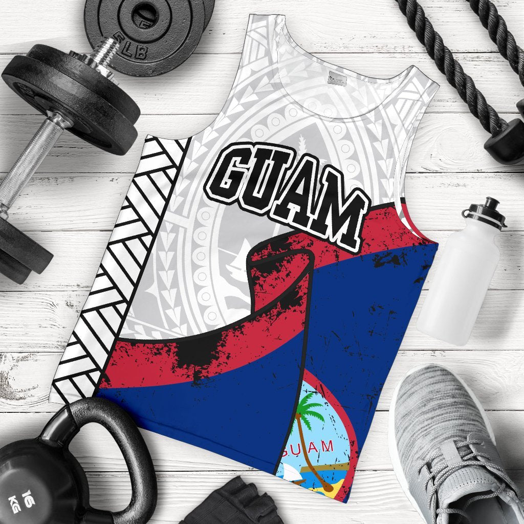 Guam Special White Men's Tank Top A0