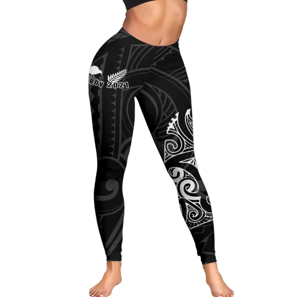Aotearoa Super Rugby Women Leggings Maori Kiwi