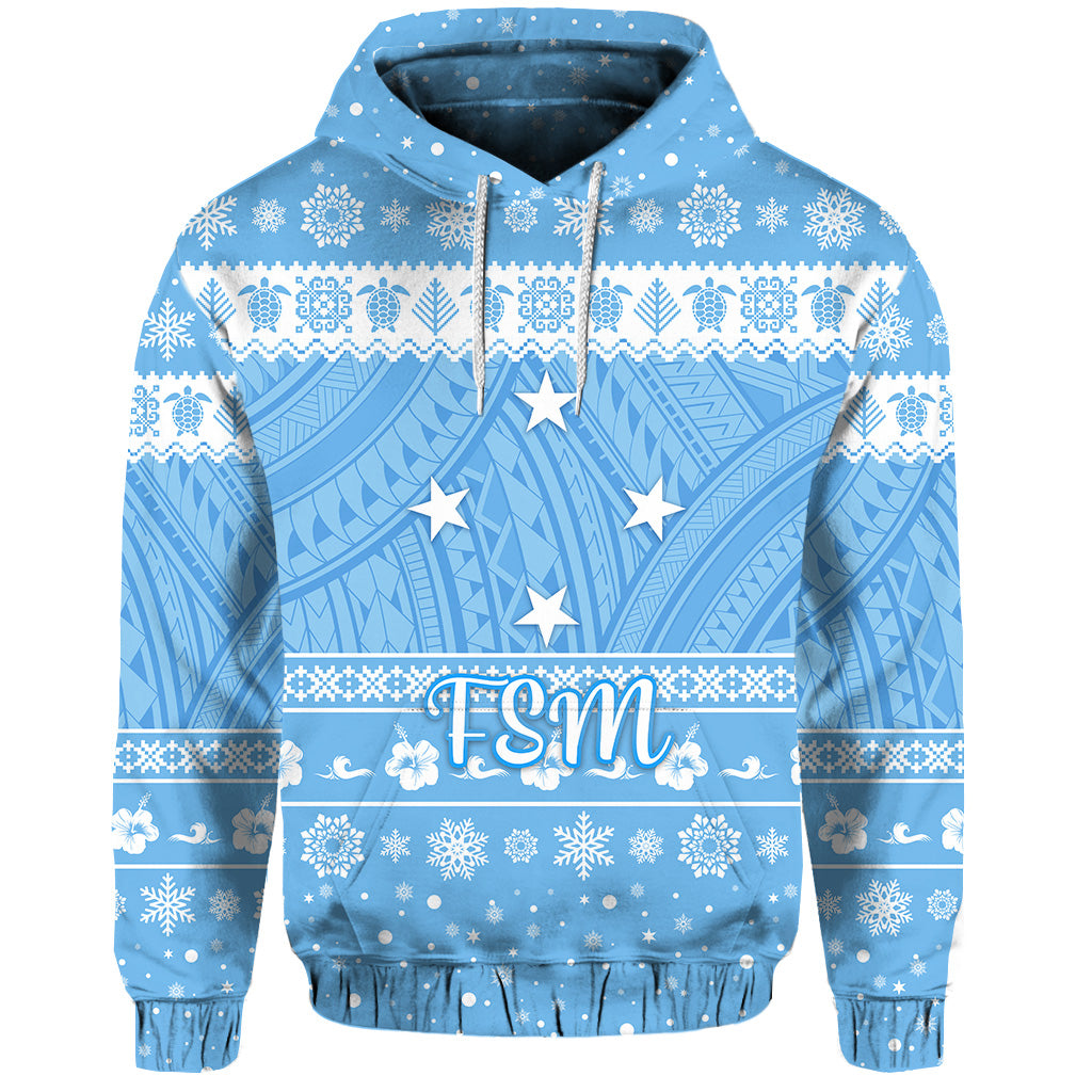 Federated States of Micronesia Christmas Hoodie Simple Style FSM Flag