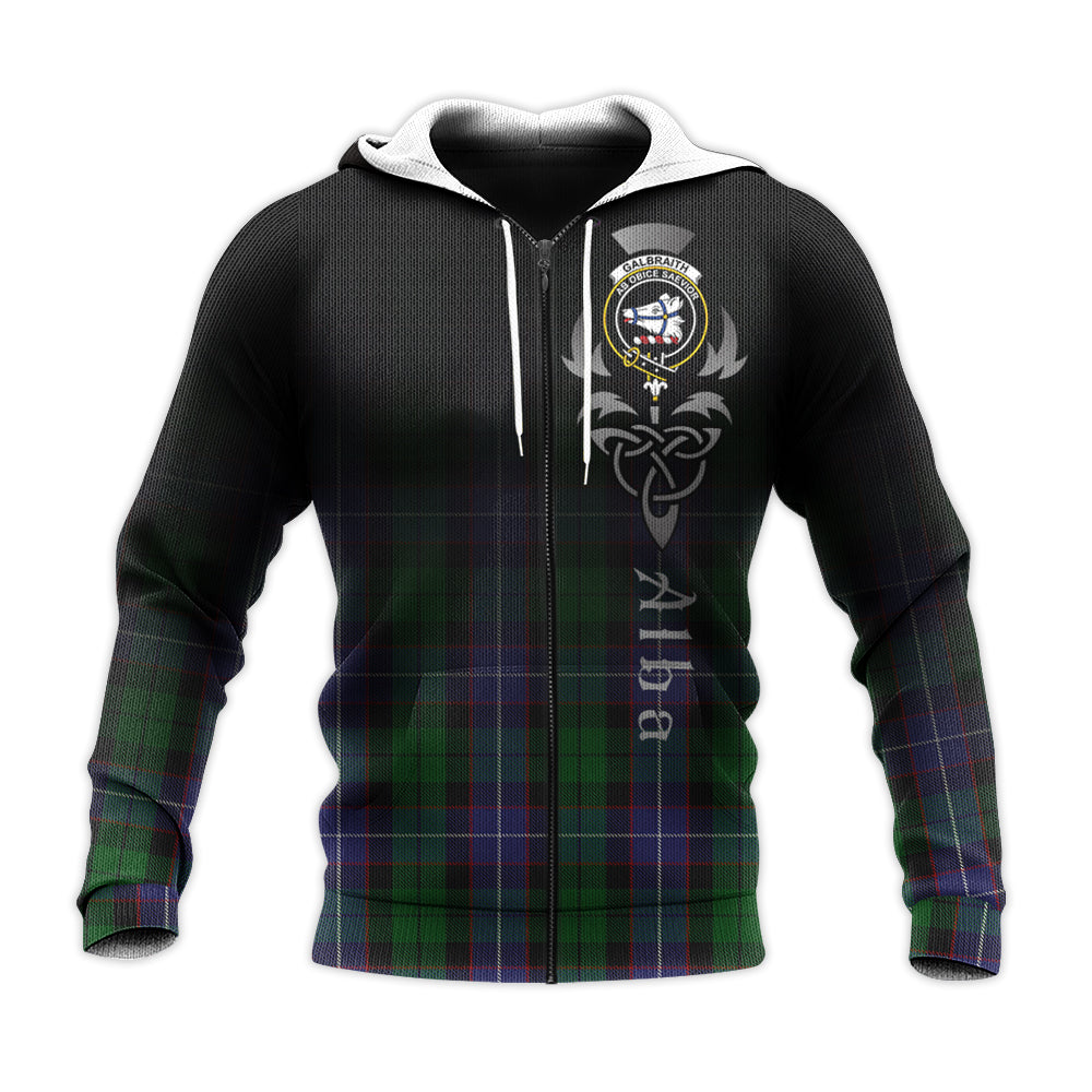 Printivon Galbraith Tartan Crest Alba Celtic Hoodie