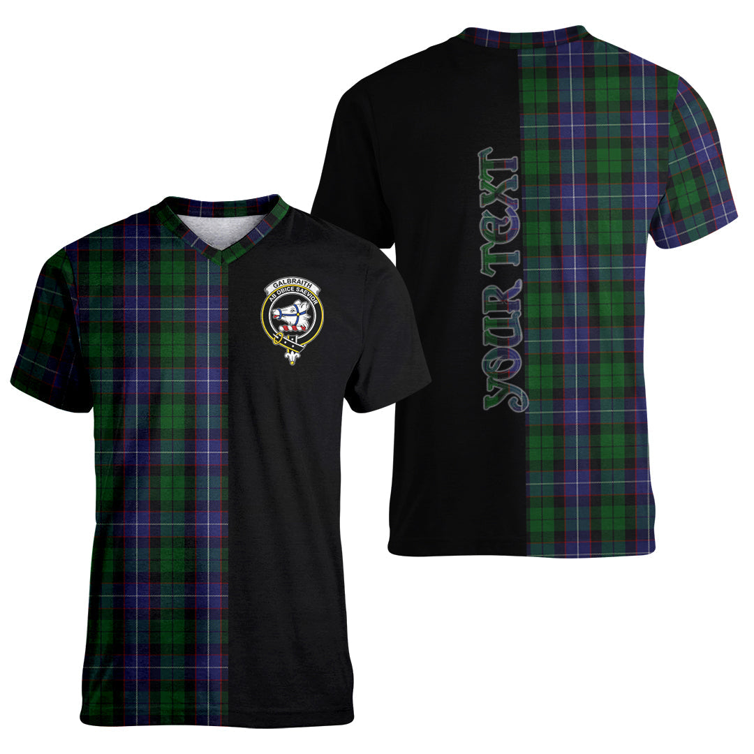 Printivon Galbraith Tartan Personalize Half T shirt