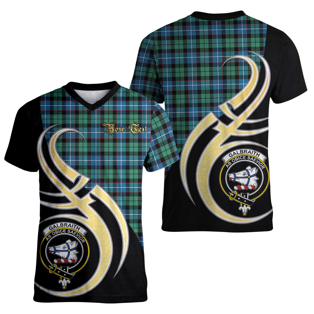 Printivon Galbraith Ancient Tartan Crest Believe In Me T Shirt