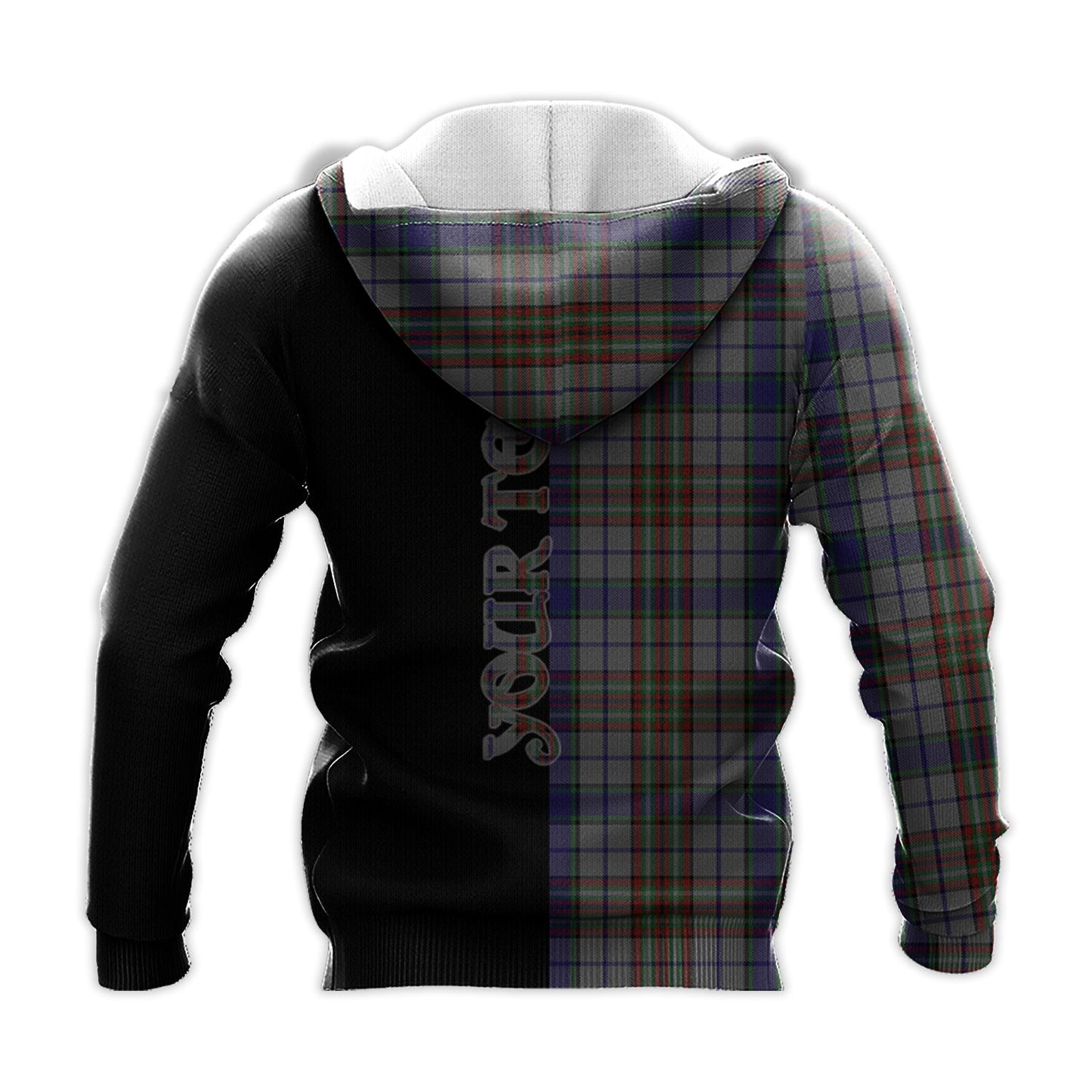 Printivon Gayre Hunting Tartan Personalize Half Hoodie