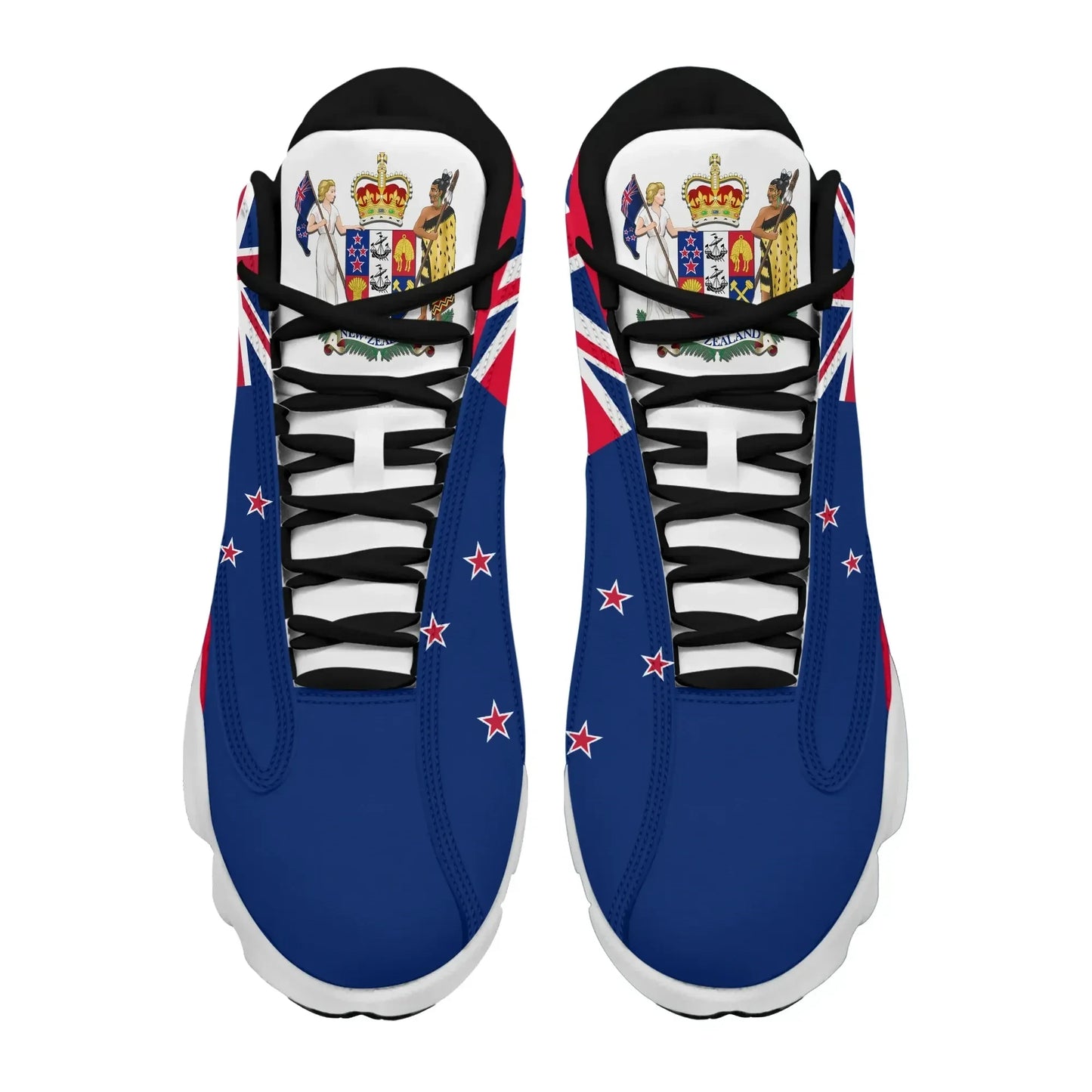 New Zealand High Top Sneakers Shoes Women's Men's Special Flag