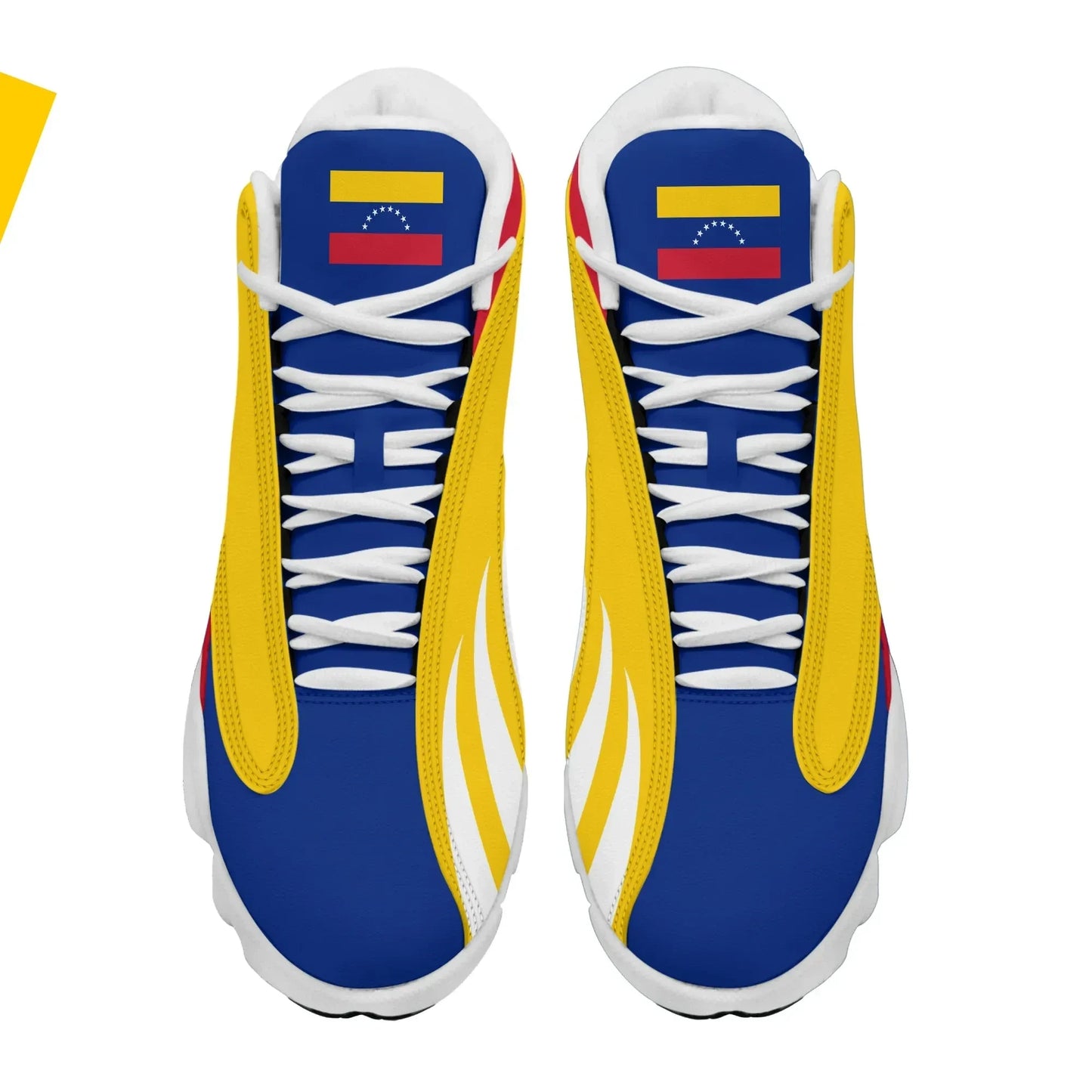 Venezuela Flag High Top Sneakers Shoes Women's Men's