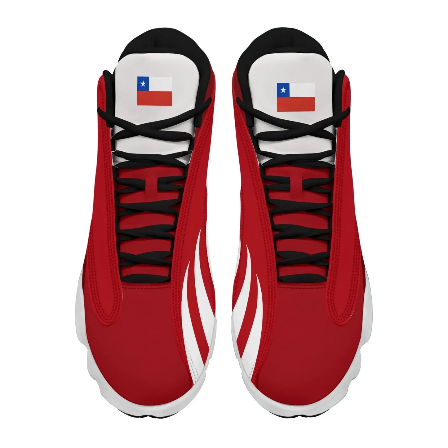 Chile Flag High Top Sneakers Shoes Women's Men's