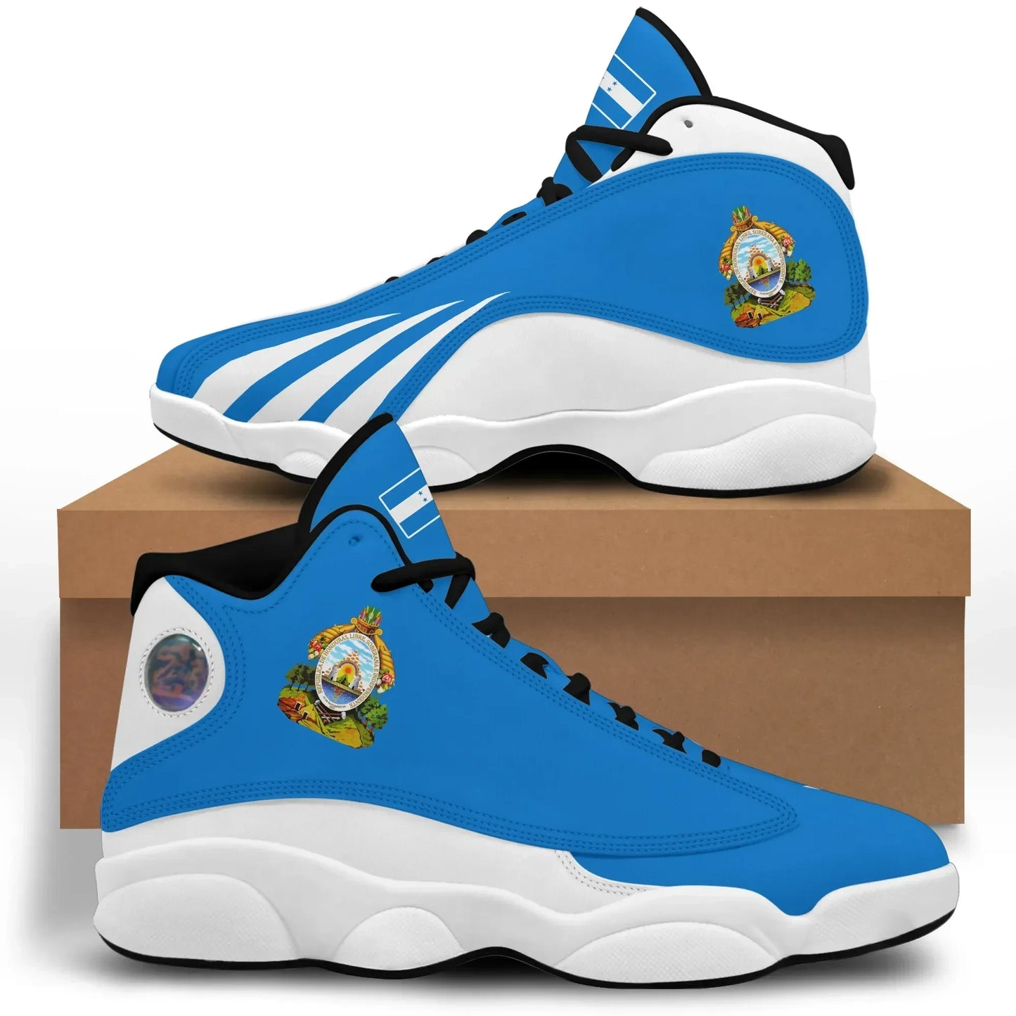 Honduras Flag High Top Sneakers Shoes Women's Men's