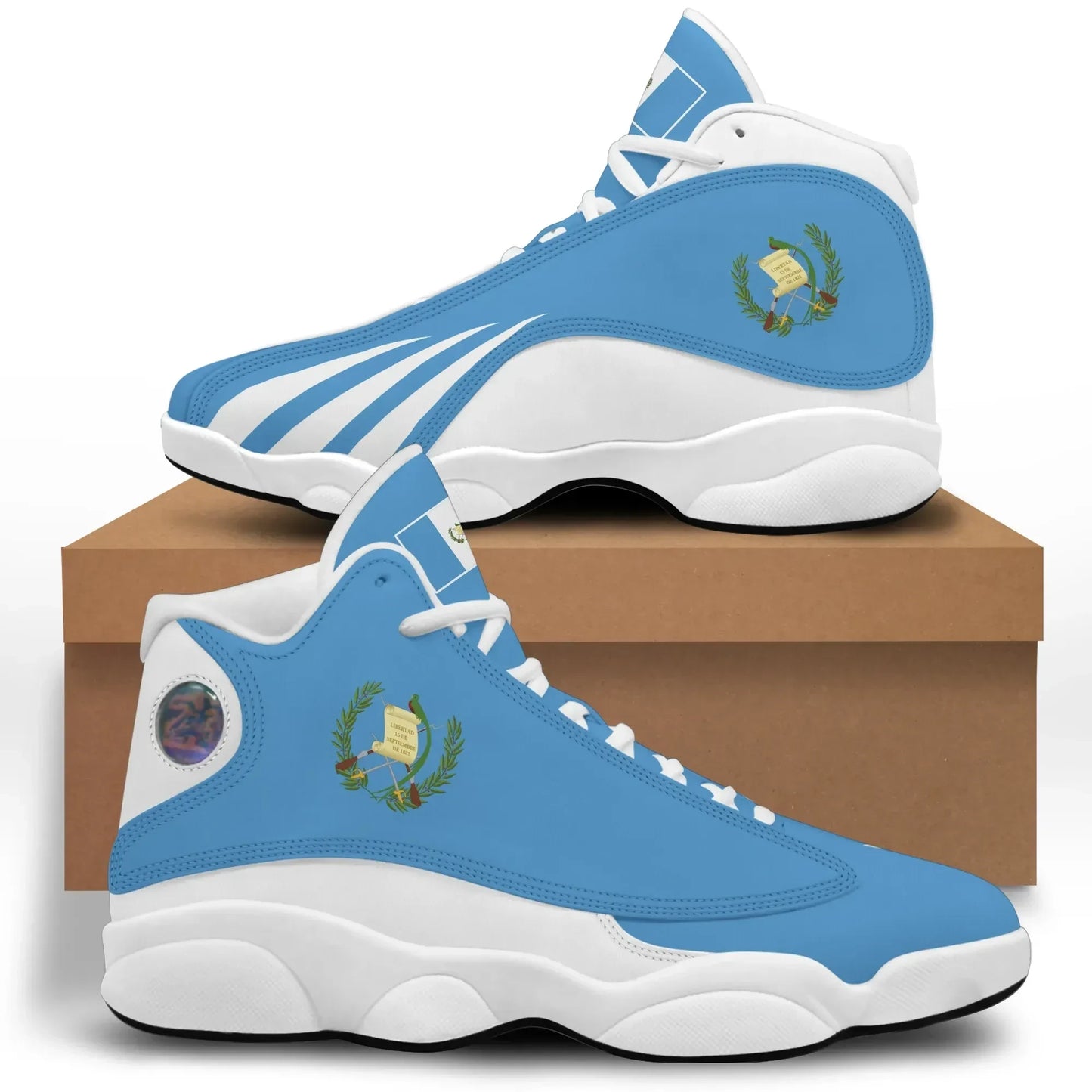 Guatemala Flag High Top Sneakers Shoes Women's Men's