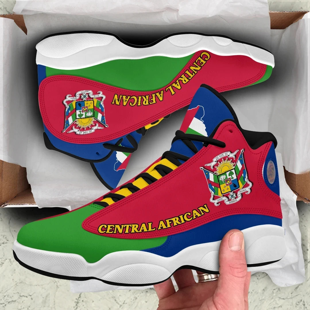 Central African High Top Sneakers Shoes