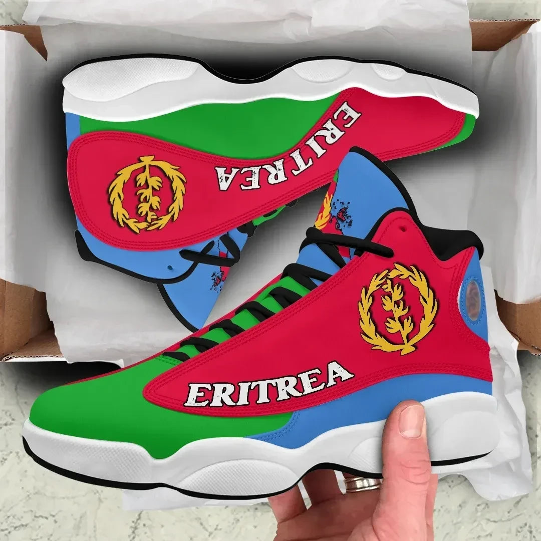 Eritrea High Top Sneakers Shoes