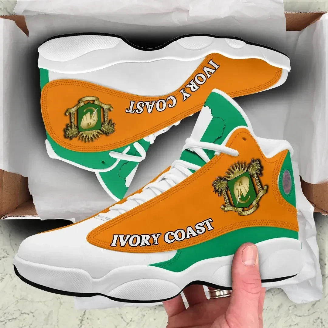 Ivory Coast High Top Sneakers Shoes