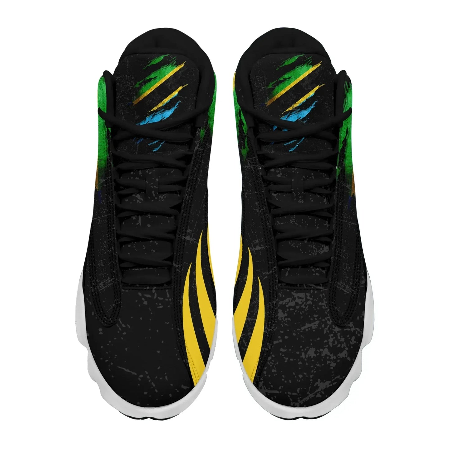 Tanzania In Me High Top Sneakers Special Grunge Style