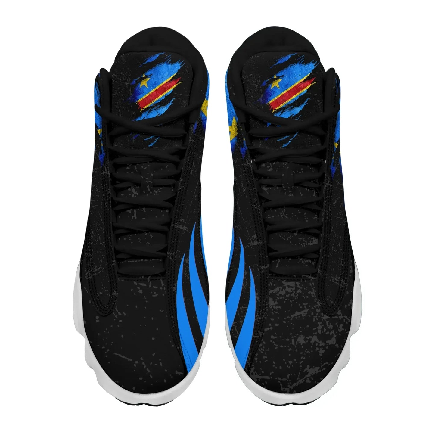 Democratic Republic Of The Congo In Me High Top Sneakers Special Grunge Style
