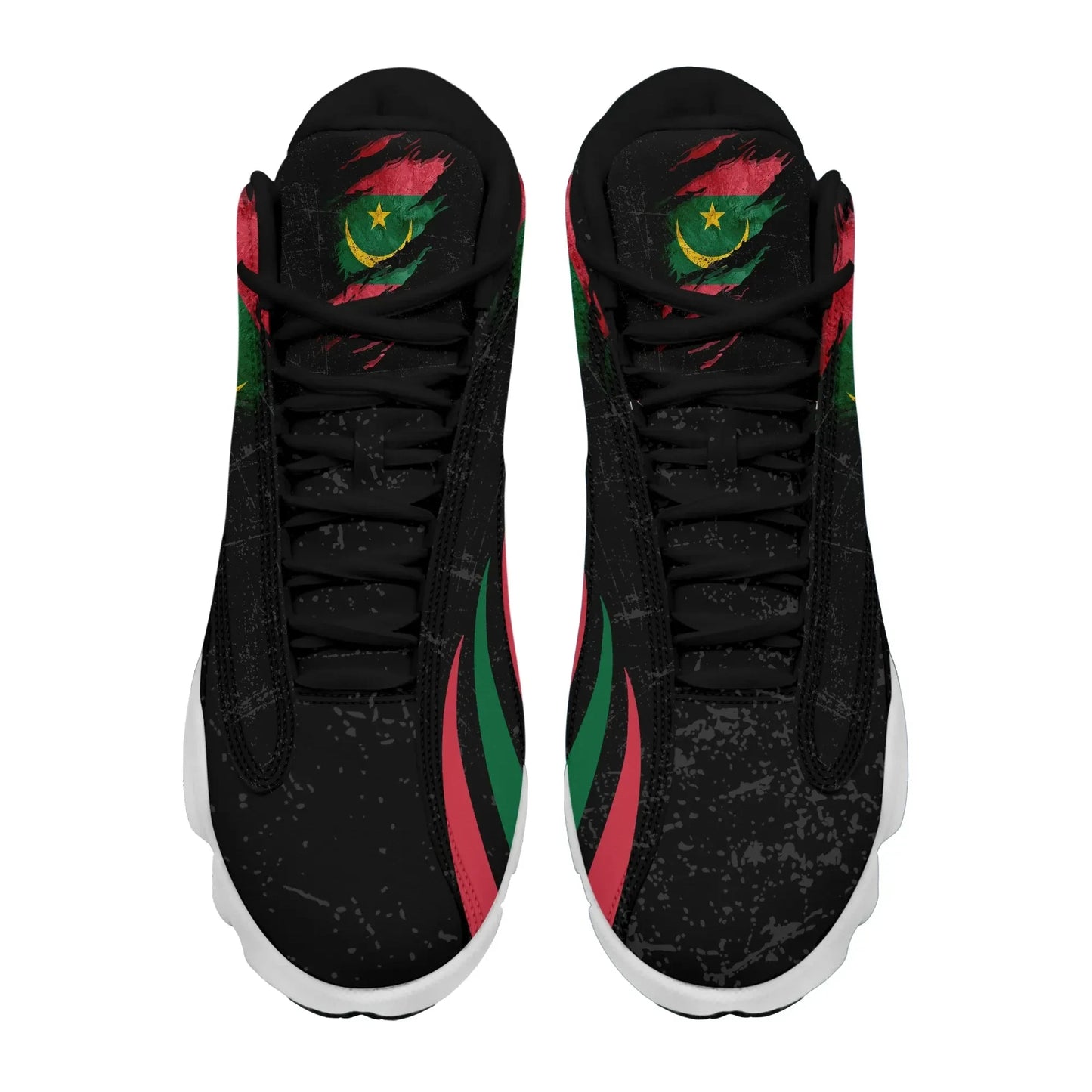 Mauritania In Me High Top Sneakers Special Grunge Style