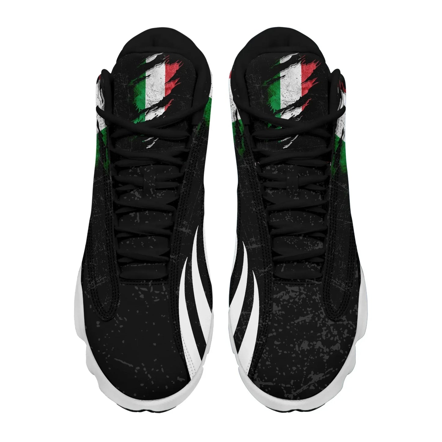 Italy In Me High Top Sneakers Shoes Special Grunge Style