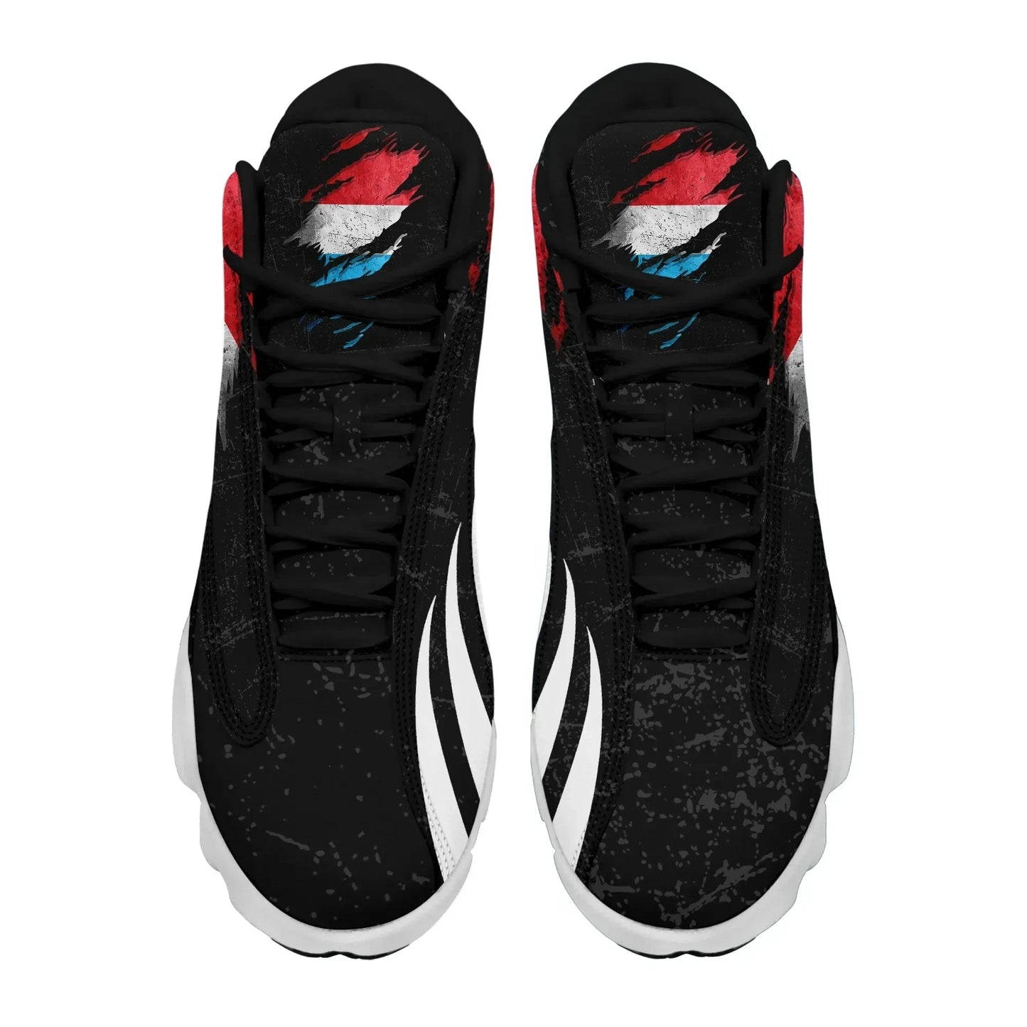 Luxembourg In Me High Top Sneakers Shoes Special Grunge Style