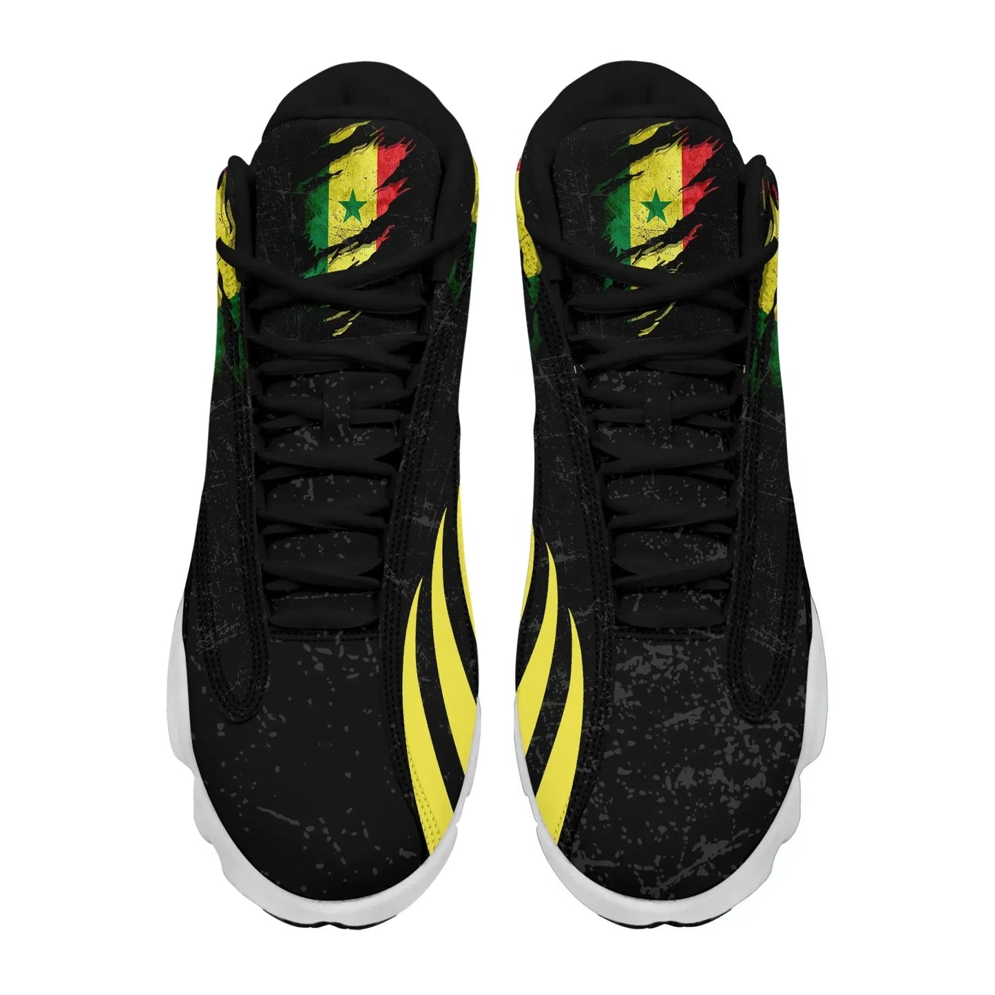 Senegal In Me High Top Sneakers Special Grunge Style