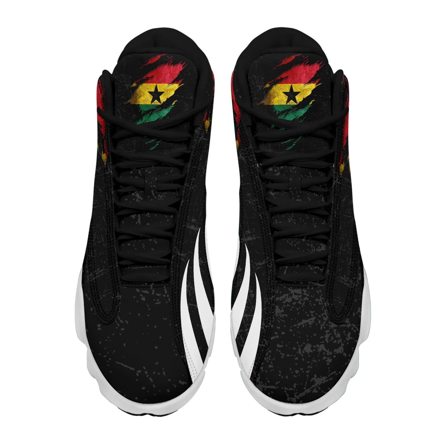 Ghana In Me High Top Sneakers Special Grunge Style