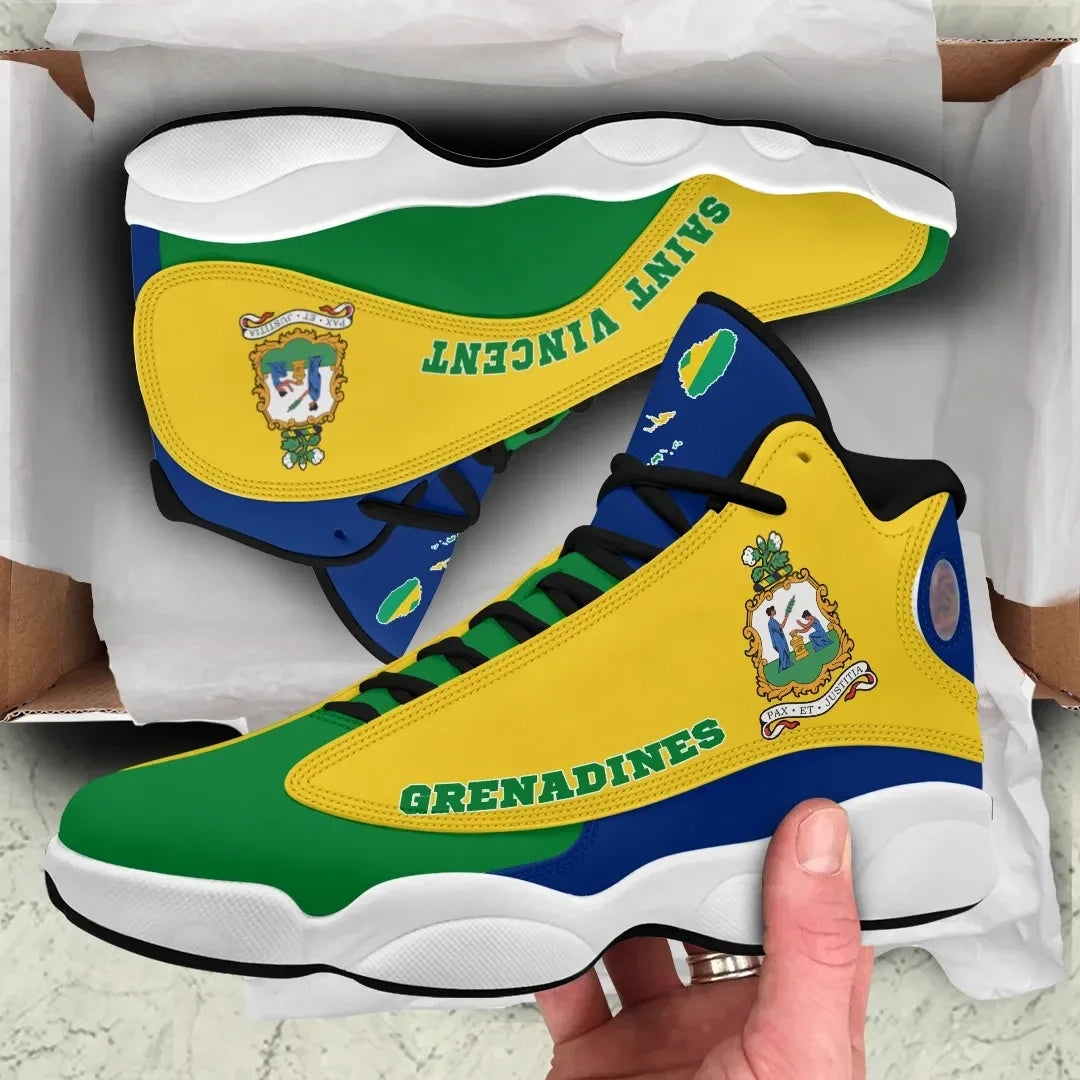 Saint Vincent & the Grenadines High Top Sneakers Shoes