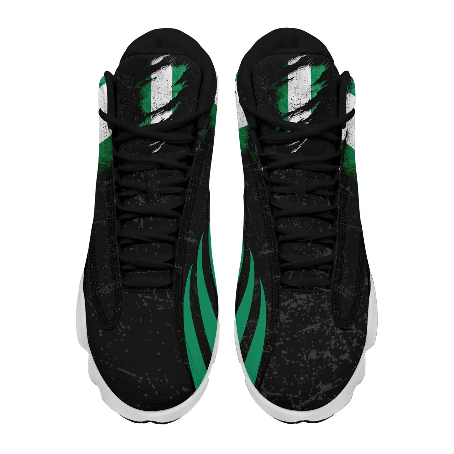 Nigeria In Me High Top Sneakers Special Grunge Style