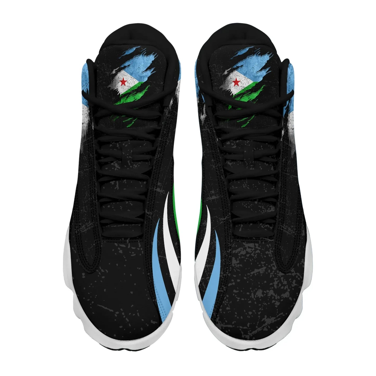 Djibouti In Me High Top Sneakers Special Grunge Style