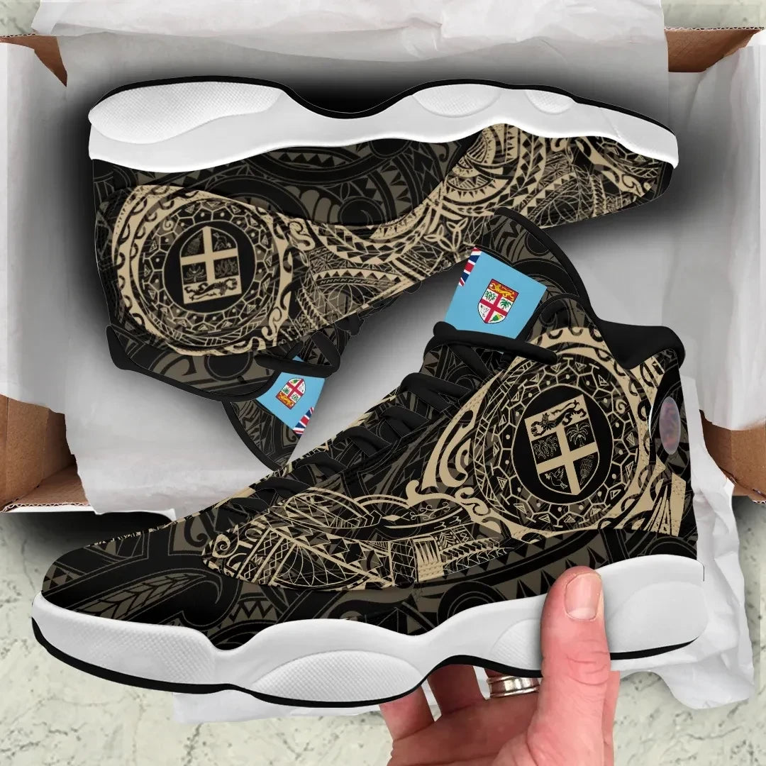 Fiji Tattoo High Top Sneakers Shoes