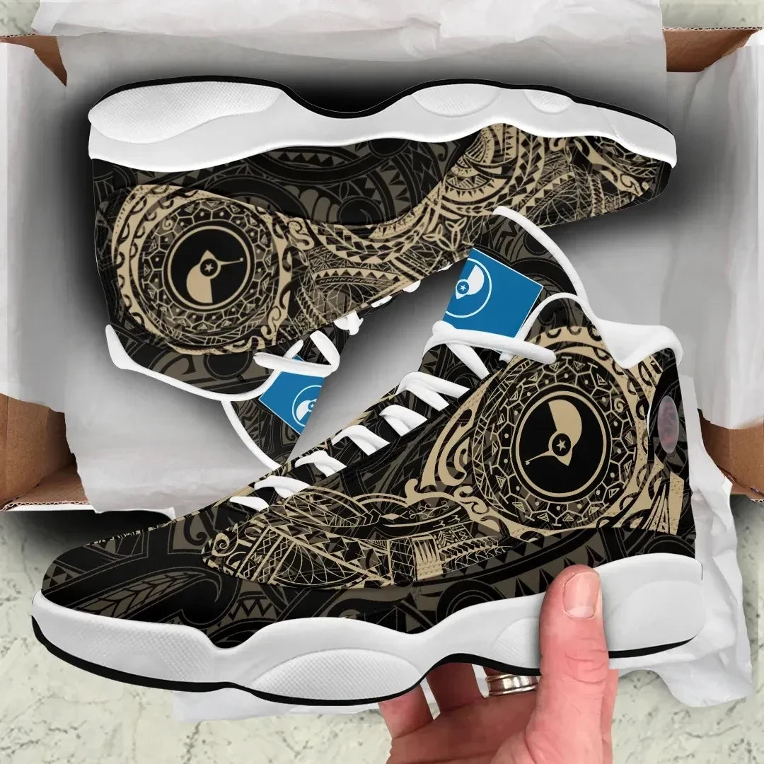 Yap Islands Tattoo High Top Sneakers Shoes