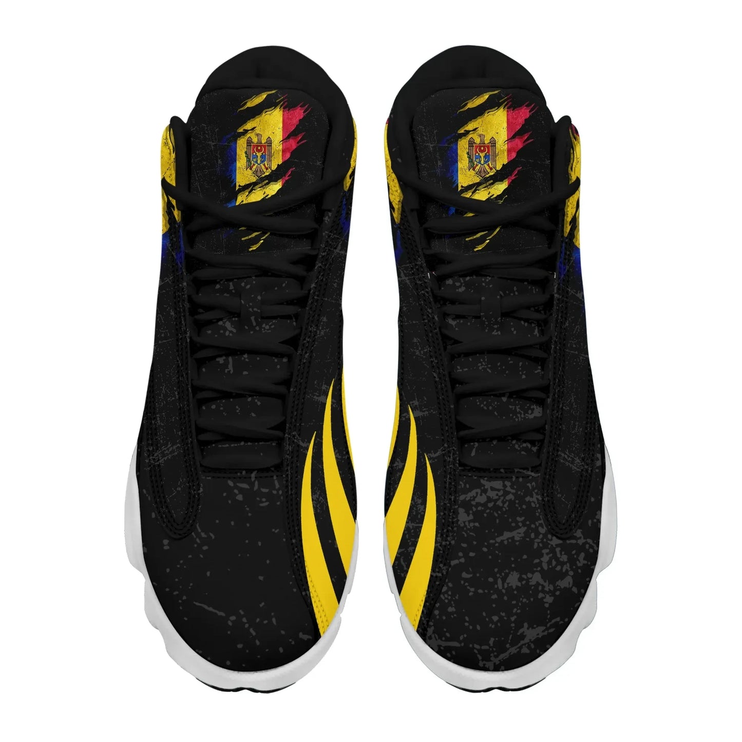 Moldova In Me High Top Sneakers Shoes Special Grunge Style