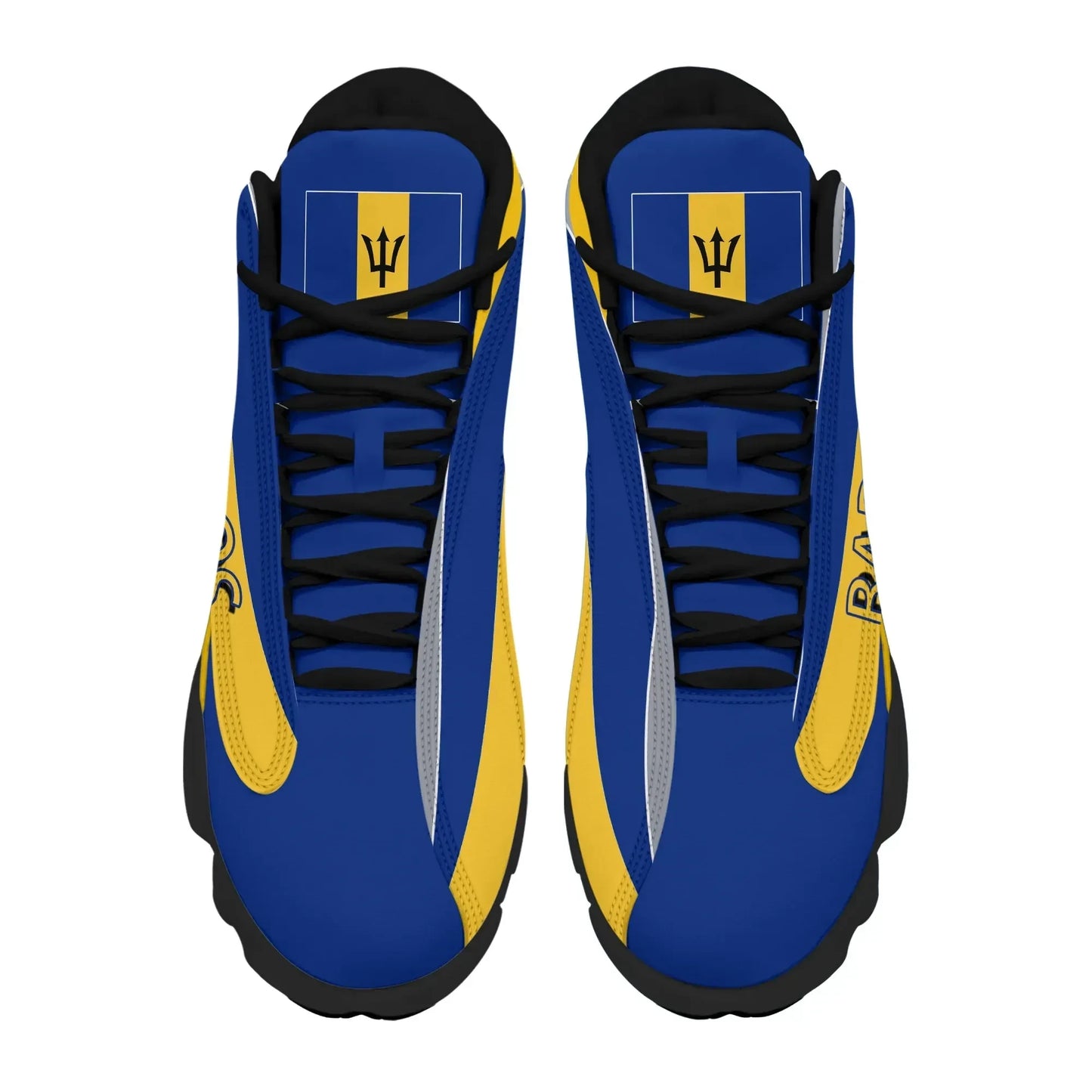Barbados High Top Sneakers Shoes Women's Men's Special Flag