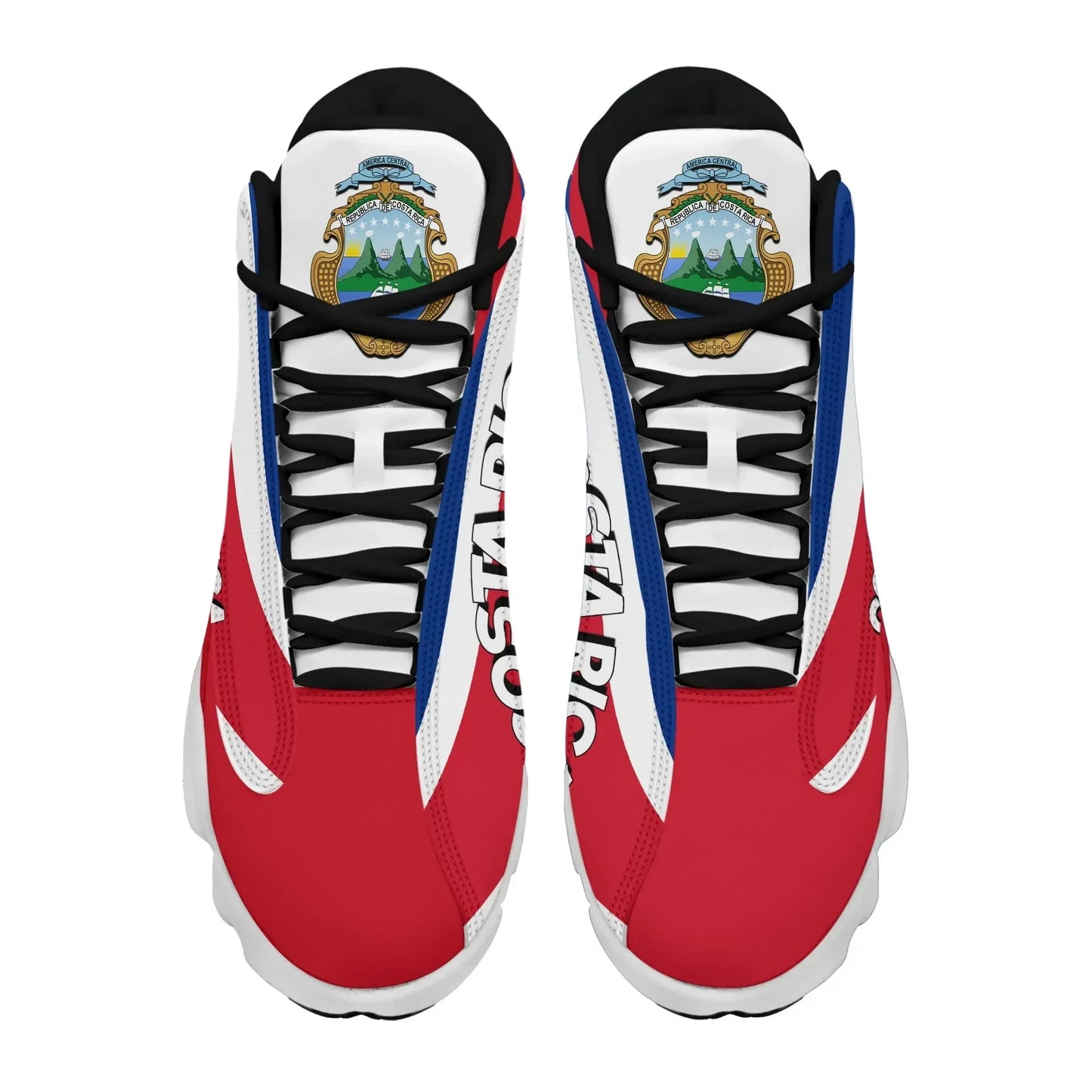 Costa Rica High Top Sneakers Shoes Women's Men's Special Flag
