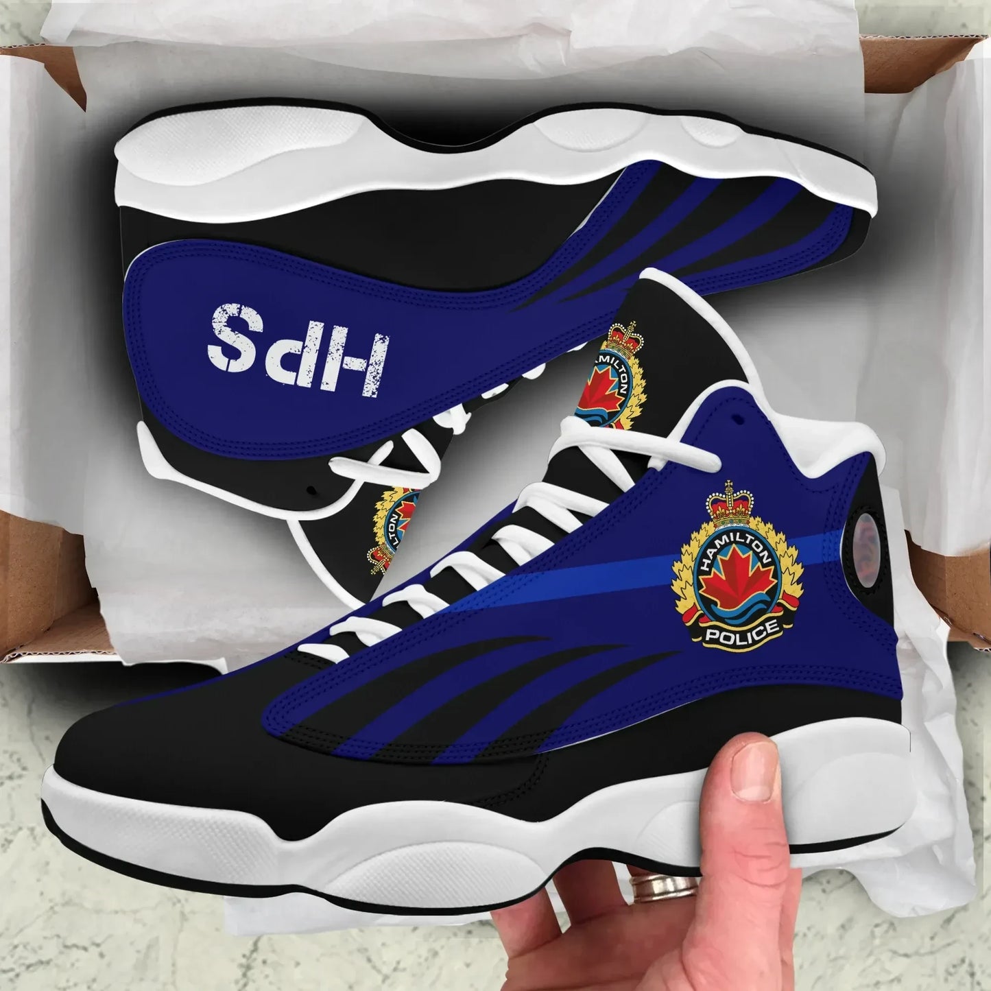 Hamilton Police Service High Top Sneakers Shoes _Dads