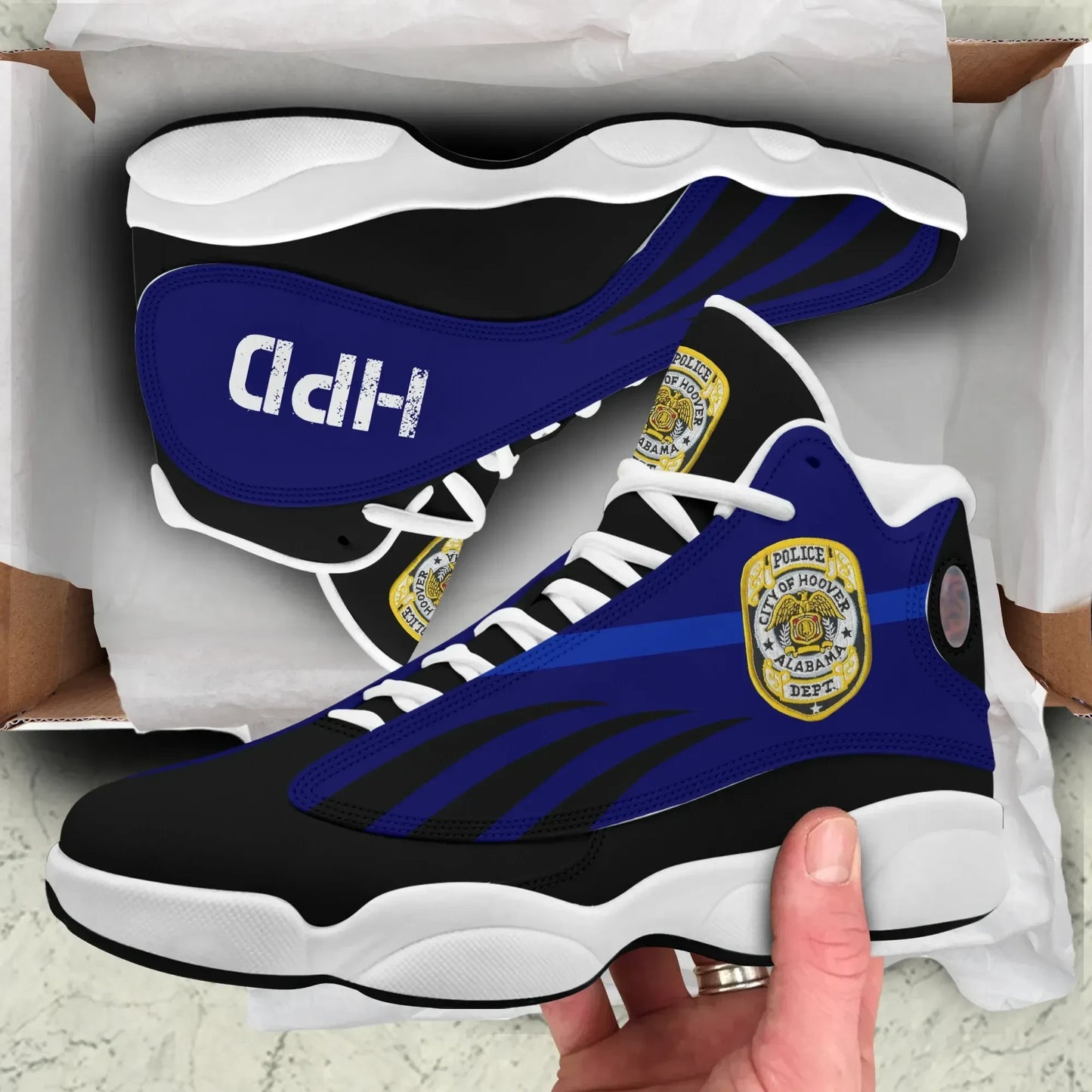 Hoover Police Department High Top Sneakers Shoes _Dads