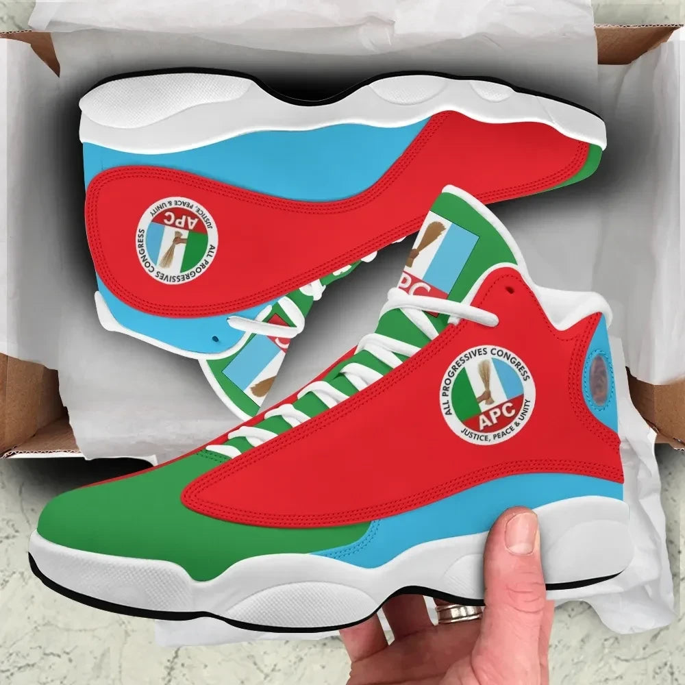 Nigeria APC All Progressives Congress High Top Sneakers Shoes Women's Men's