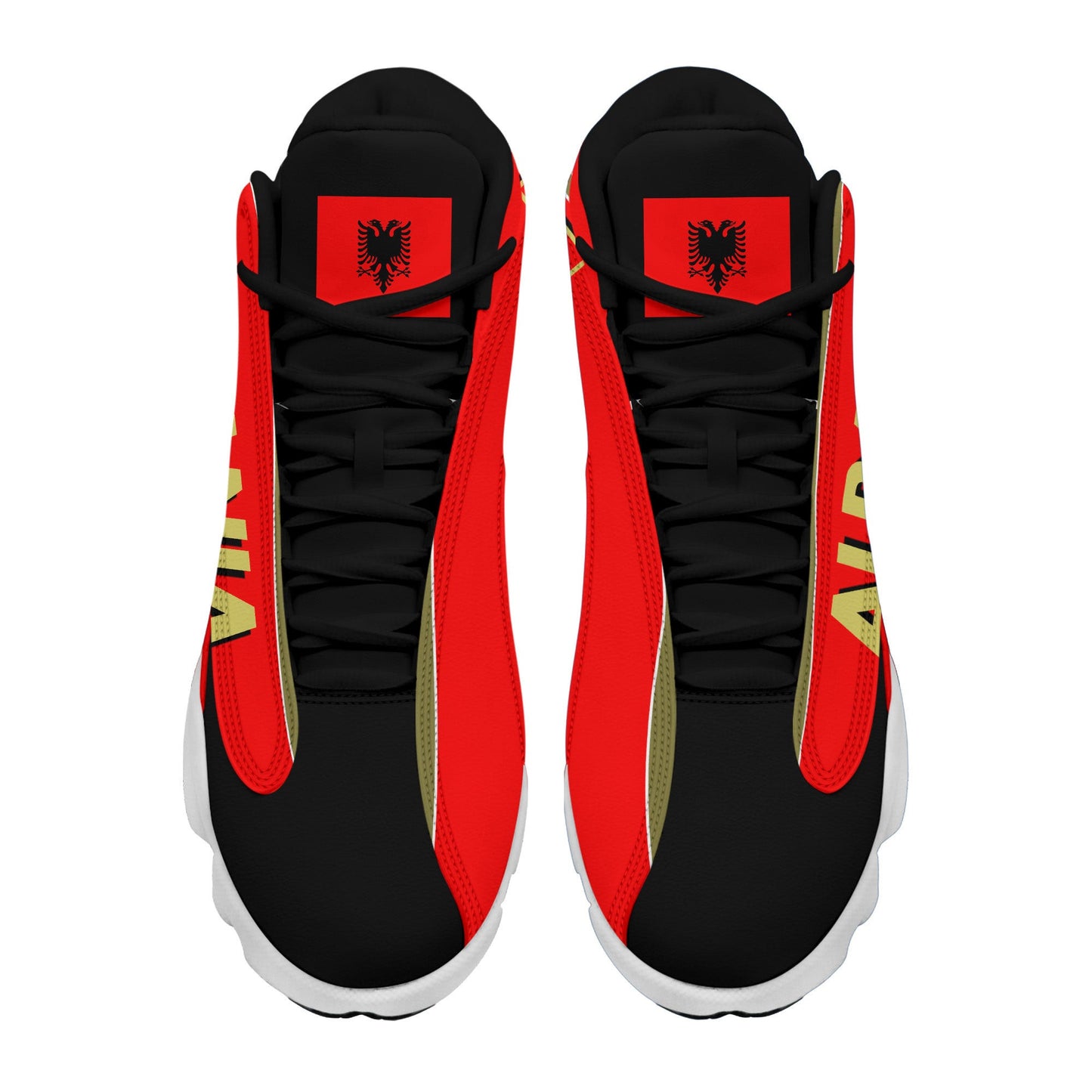 Footwear Albania High Top Sneaker Shoes Women's Men's Special Flag